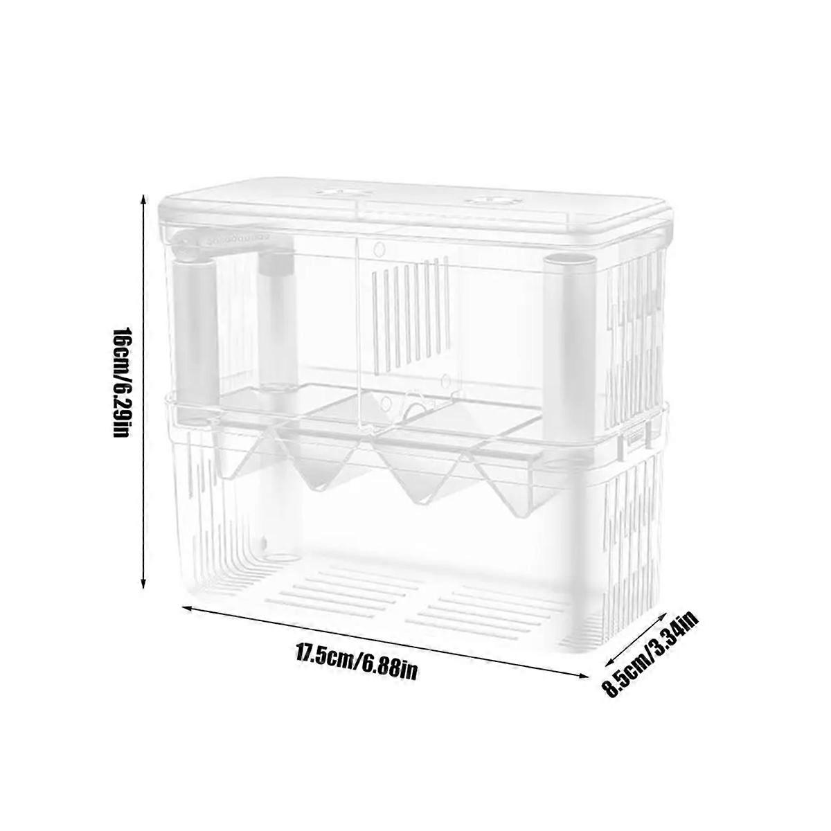 Fish Breeding Box Double-Layer Acrylic Breeding Tank Isolation Box