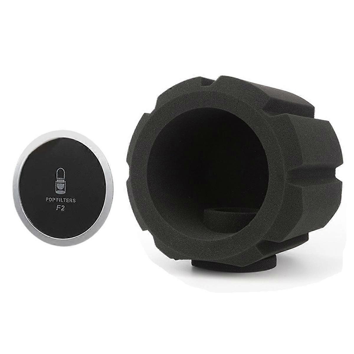 F2 Microphone Screen Acoustic Filter Sponge Wind Screen to Filter Vocal Soundproof Recording Filter Windscreen B