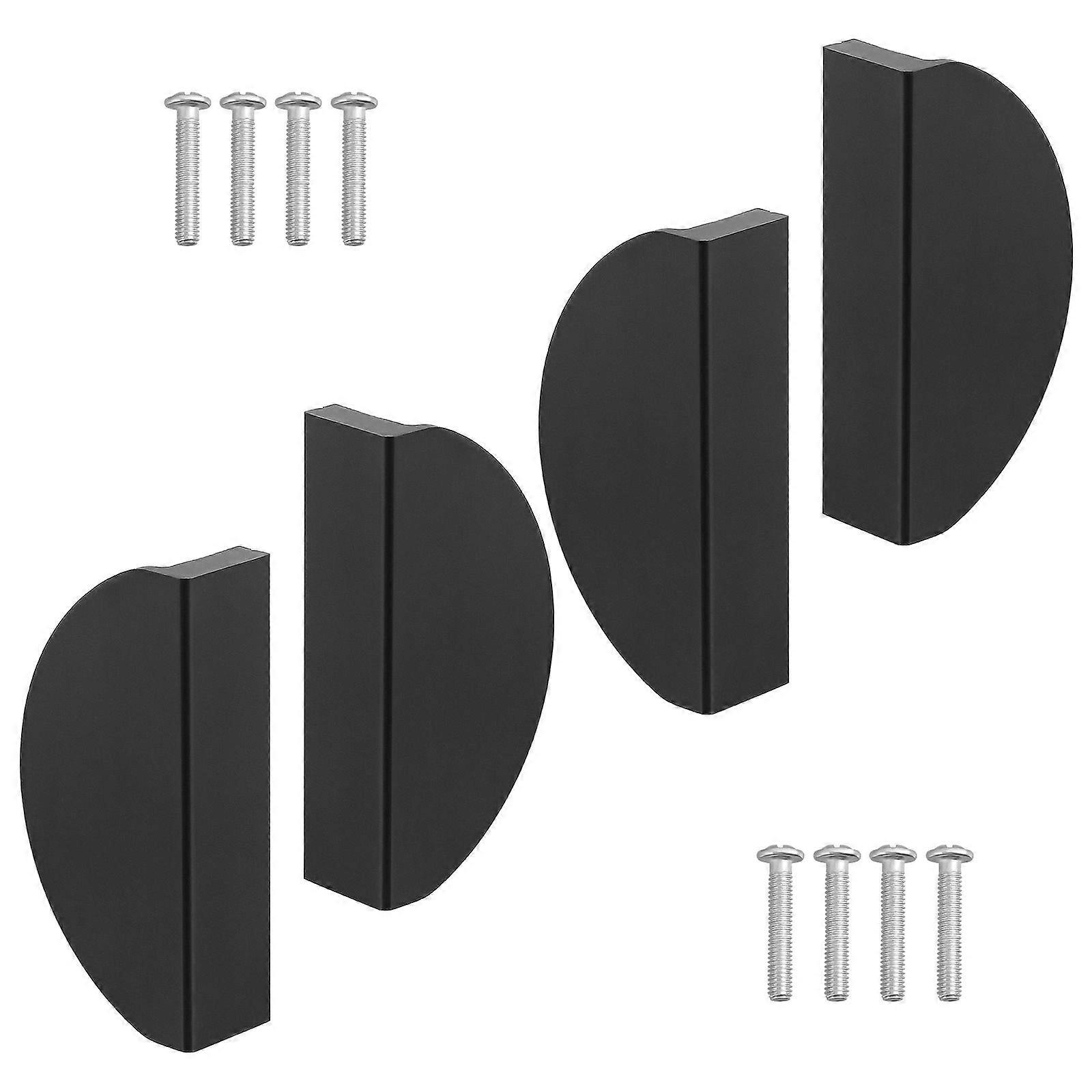 4pcs Simple Semicircular Handle Light Luxury Cabinet Grip Wardrober Door Handle
