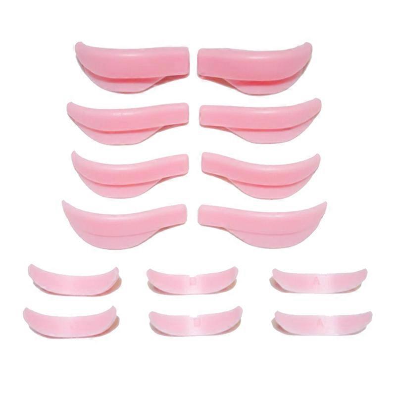 7 Pairs Eyelash Lifting Extension Kit Pink