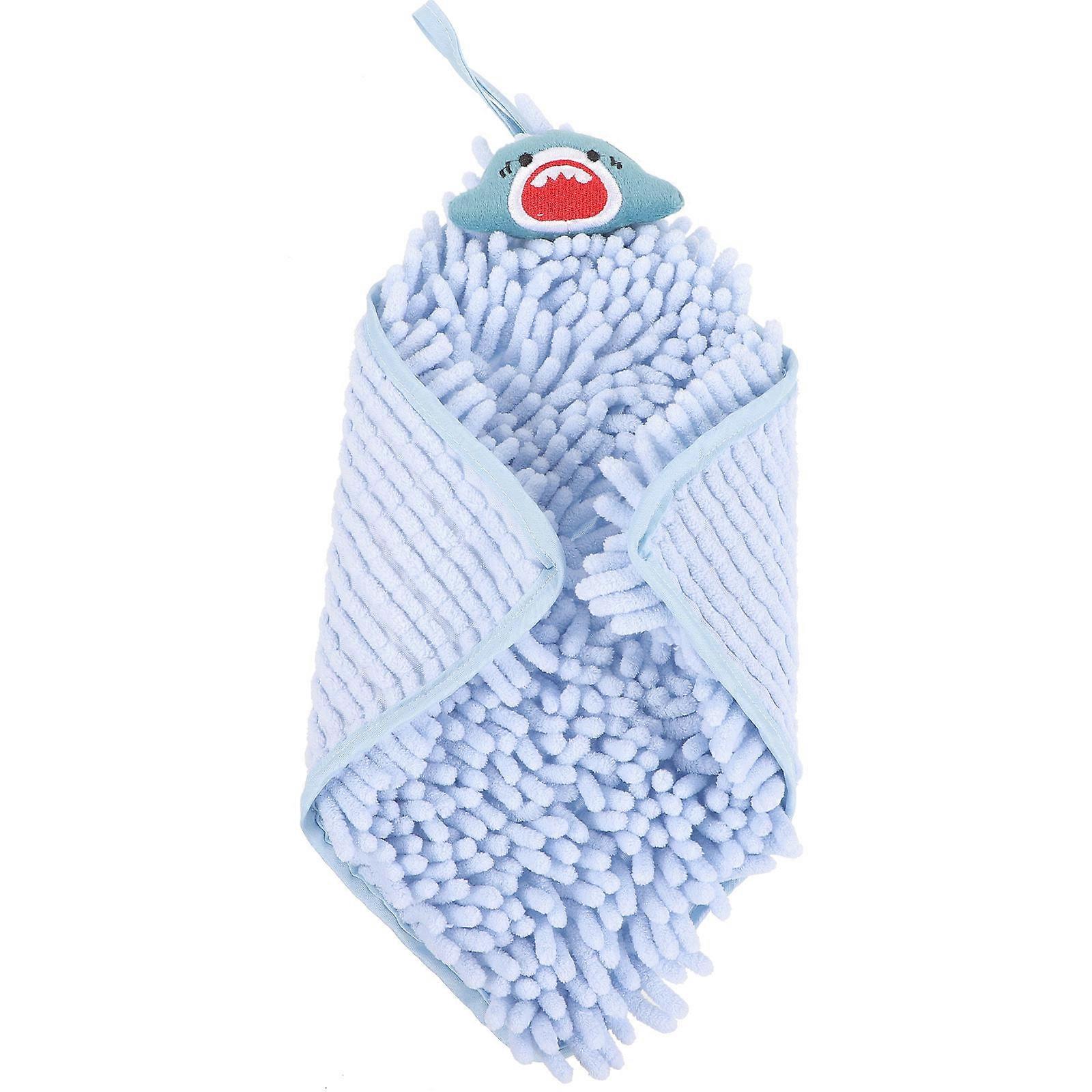Bathroom Hand Towel Chenille for Water Absorbent 5Pcs Kitchen Accessory