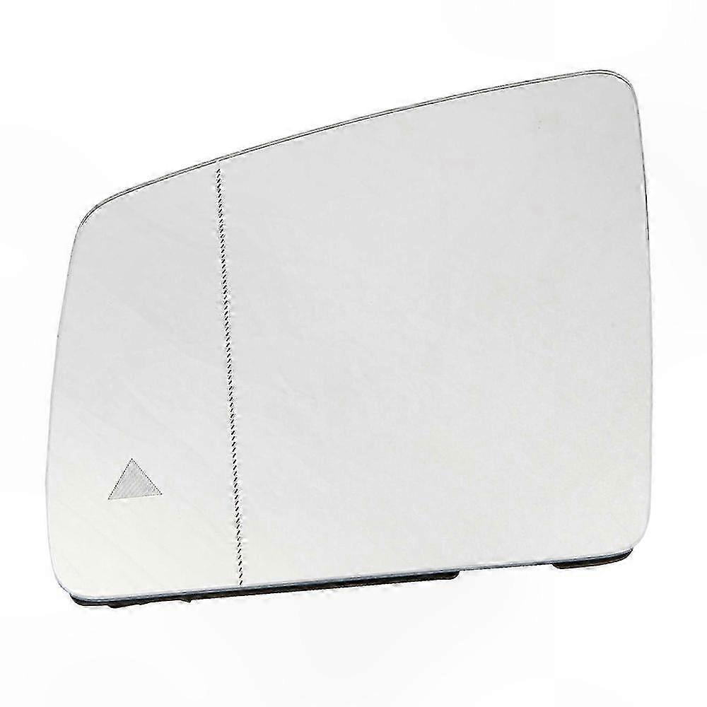 Heated Side Mirror Glass with Blind Spot Assist for ML Class W164 W166 2009-2019 Left Driver Side Rearview Replacement