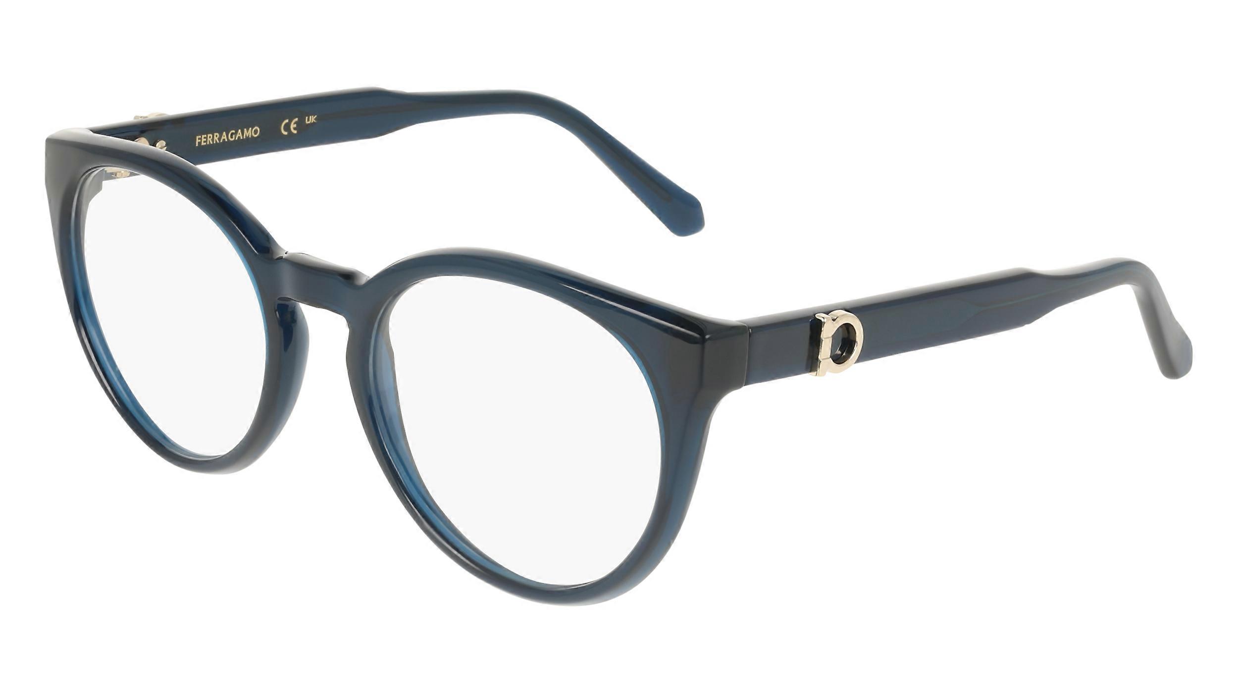 Eyewear Frames FERRAGAMO SF3032E 432 TRANSPARENT BLUE 51/20/140 FEMALE