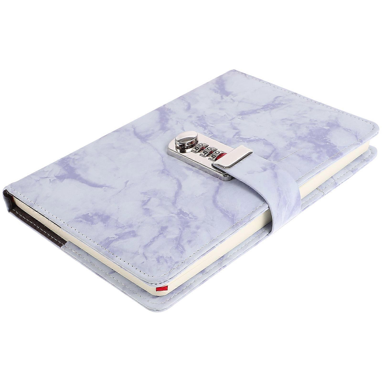 Student Diary Book 5Pcs Password Lock Writing Notebook Portable Notepad
