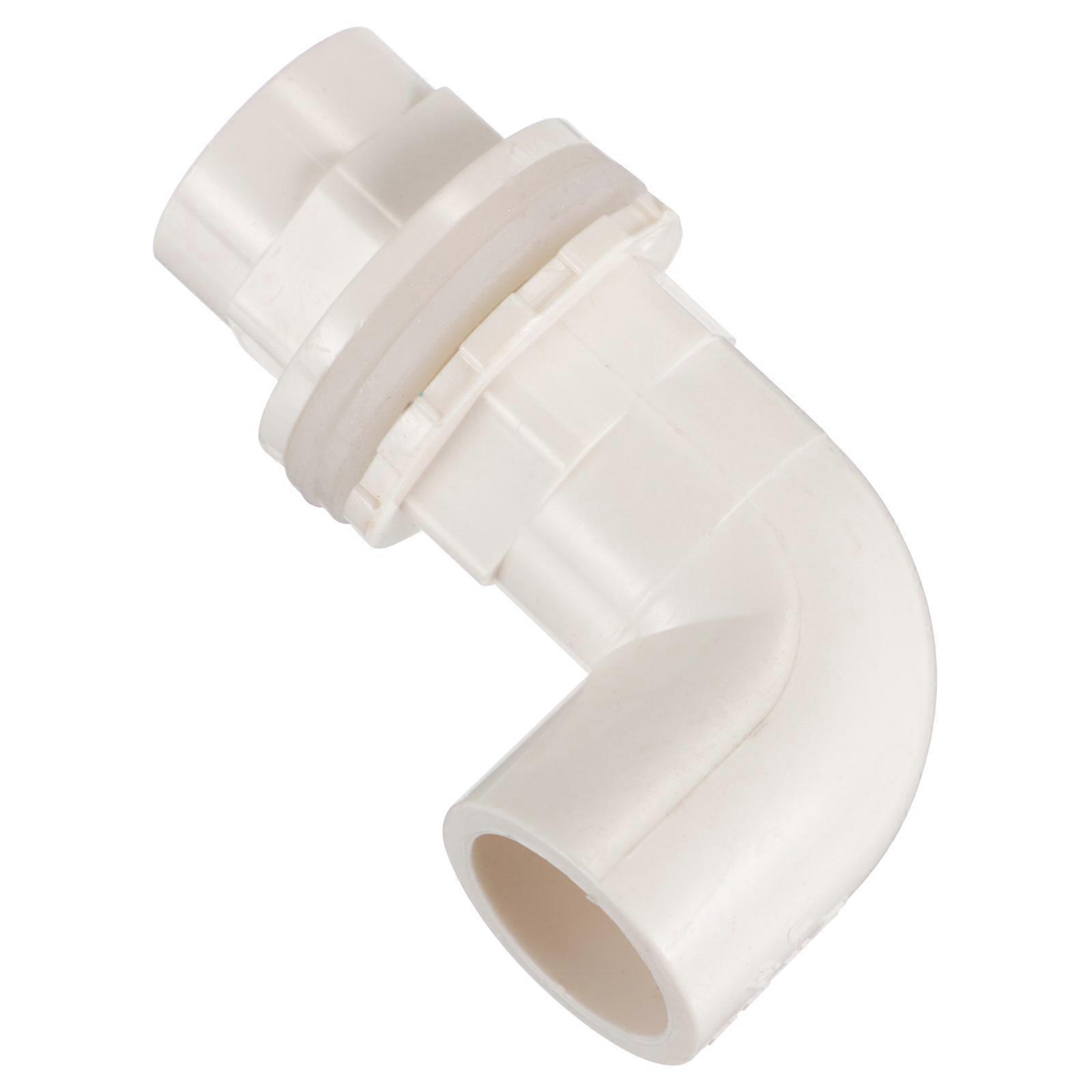 Water Connector 8 Pcs PVC 90 Degree Elbow Connector Suitable For Aquarium Filtration Compact Design