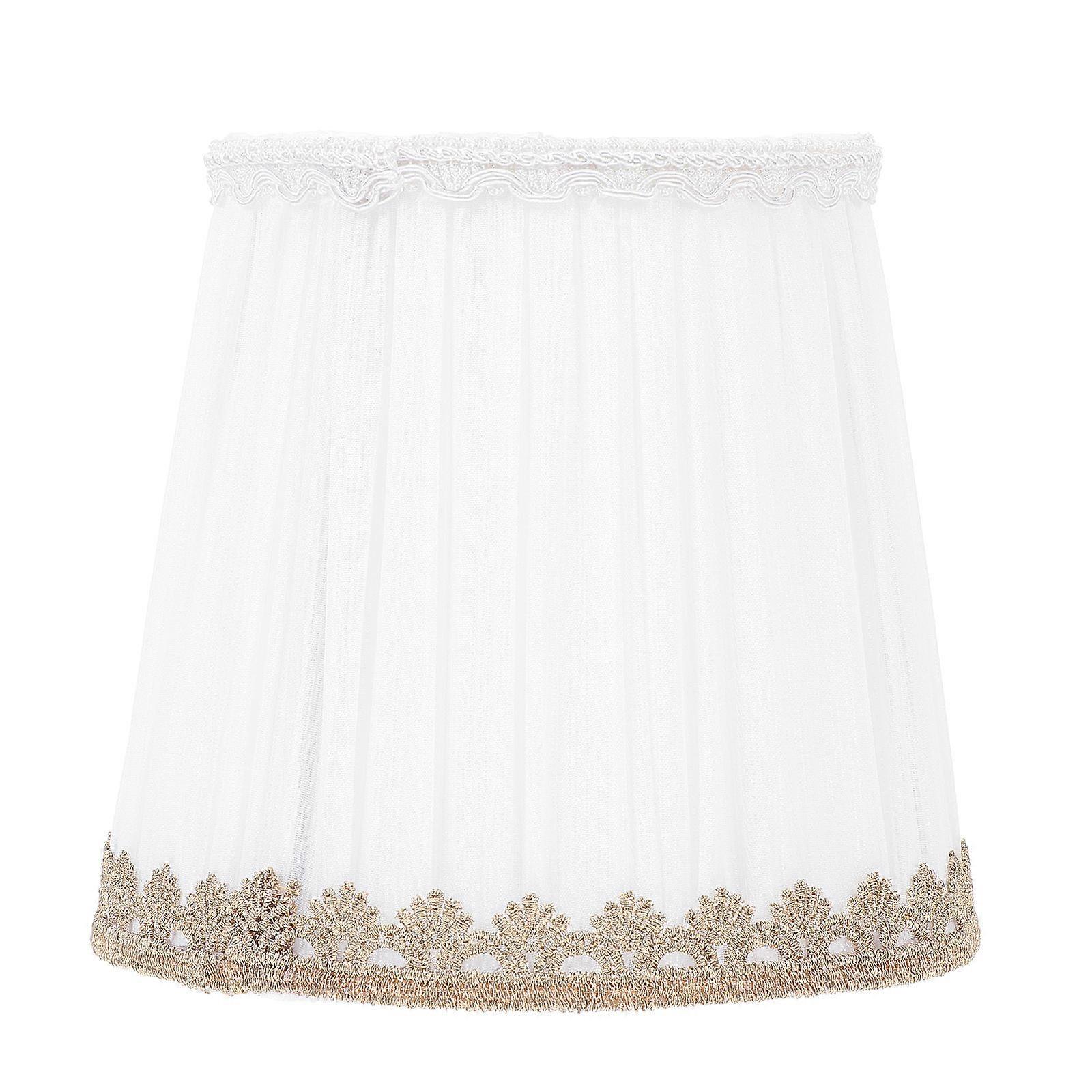 Decorative Cloth Lampshade for Ceiling Lamp Protective Cover White 3Pcs