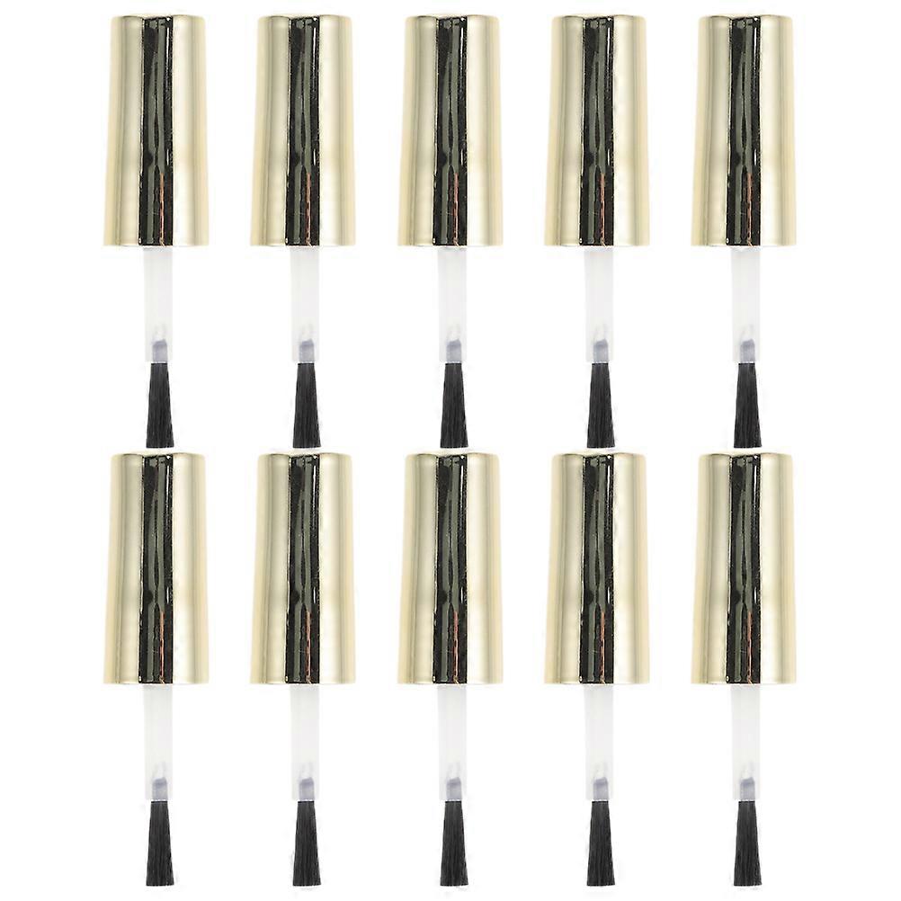 Replacement Gel Nail Polish Bottle Caps with Brush for 20Pcs Use