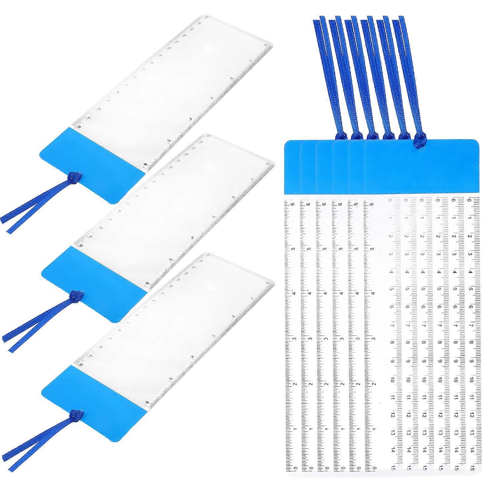 50 Pcs Daily Use Rectangular Bookmark Gift For Students Classroom Reading With PVC Material