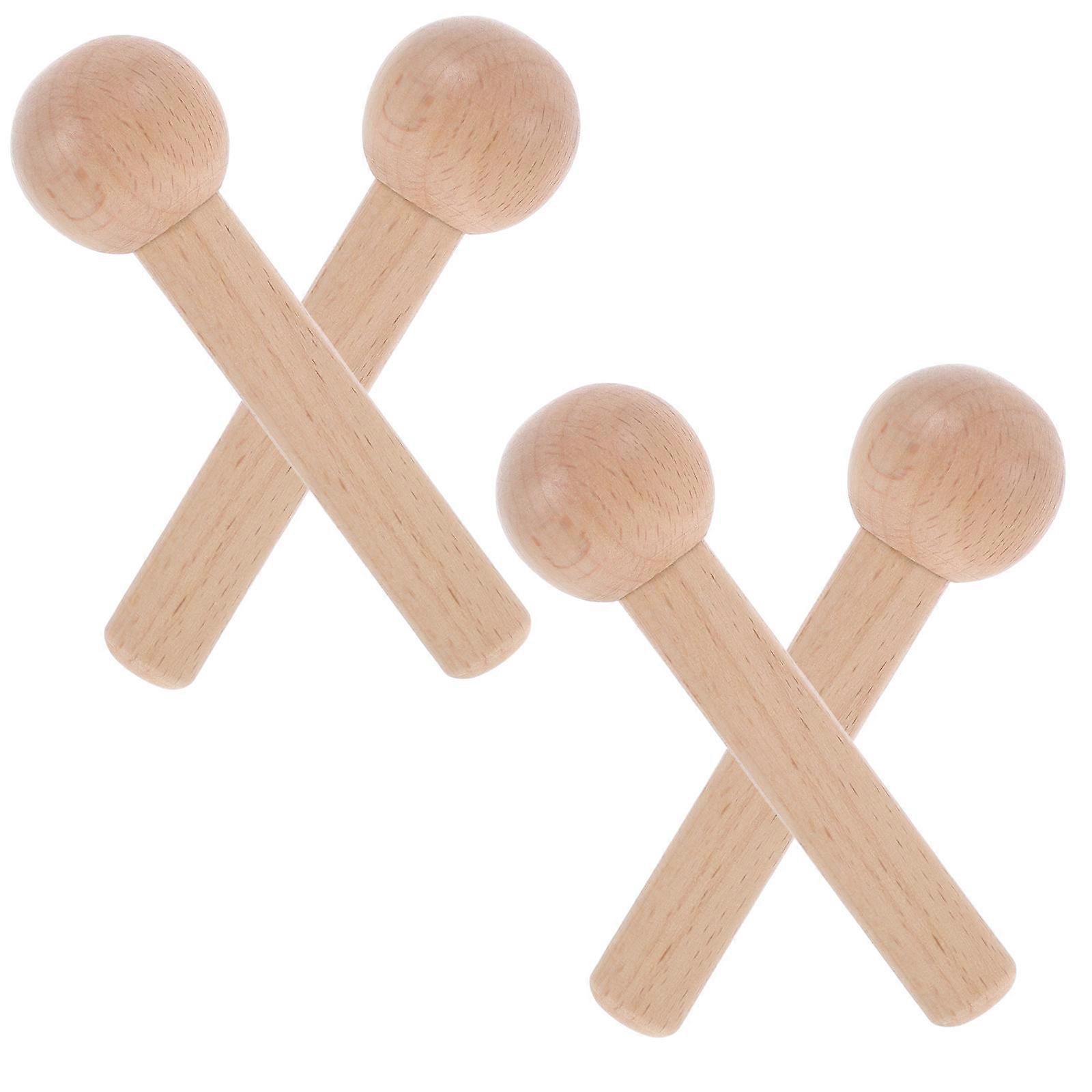 Wooden Hooks for Pegboard Multi-Purpose Storage with 12Pcs Set