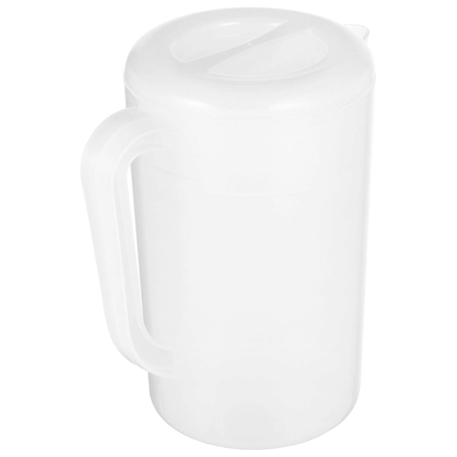 Juice Pitcher With Handle 2Pcs Perfect For Parties And Fridge Use 24.50X13.50X13.50CM White Dishwasher Safe Drink Mixing