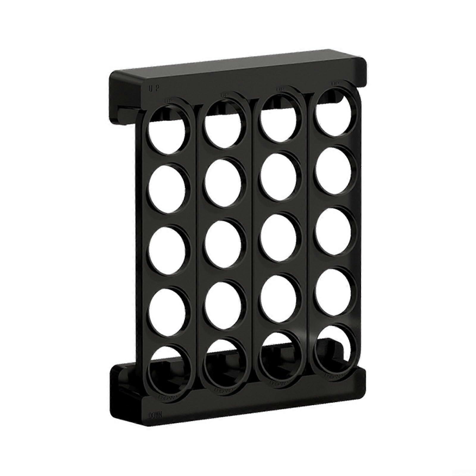 Wall Mounted Coffee Pod Storage Rack 20 Capacity Dispenser Display Stand Counter Space Saver Black