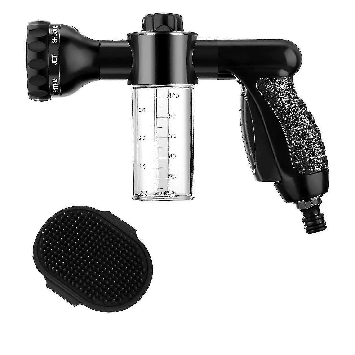 2025 2 Pieces Pet Bathing Tool Set Include Livestock Foamer And Dog Rubber Comb, Spray Livestock Foamer