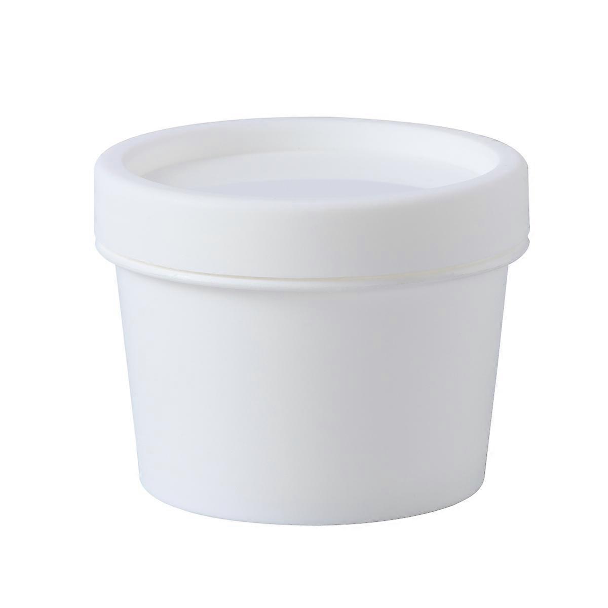 Plastic Cosmetic Mini Jar Pot for Storage 100g White Mask Container