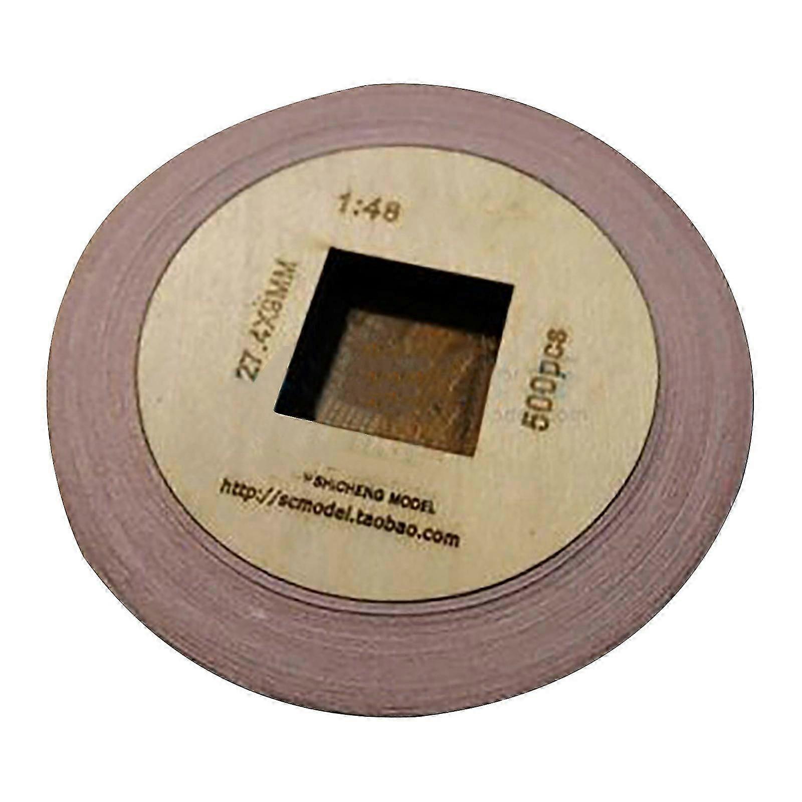 "500pcs Pre-Glued Copper Ship Model Sheathing - Realistic Detail, Multiple Scales"