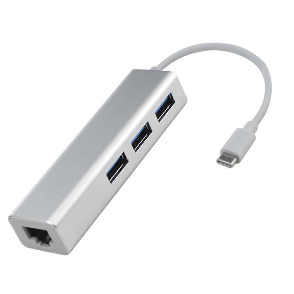 Type USB 3.0 Hub Ethernet Adapter for Data Transfer 3Pcs