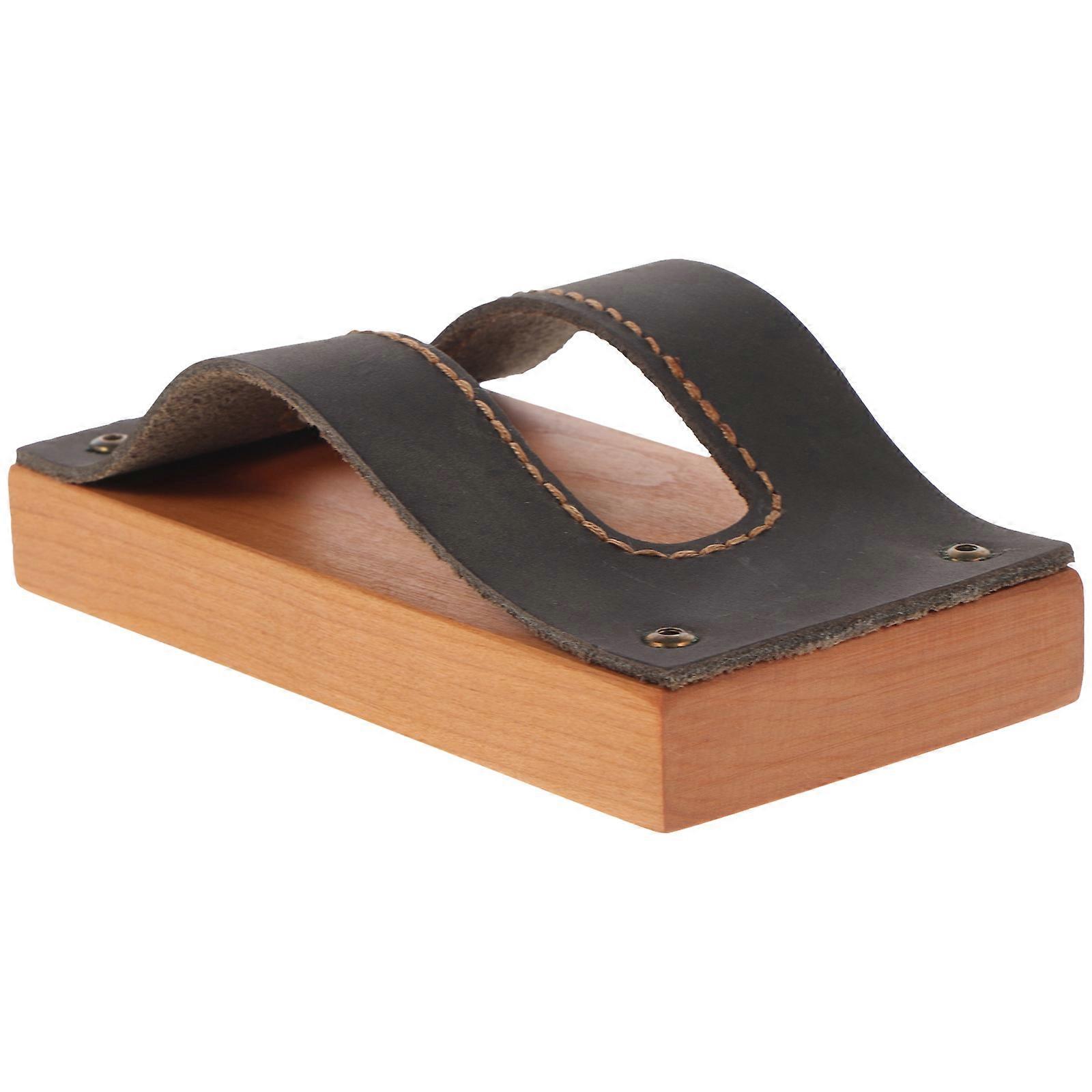 Natural Vibe Business Card Holder Wooden Desktop Stand For Business Owners Simple Design 1Pack