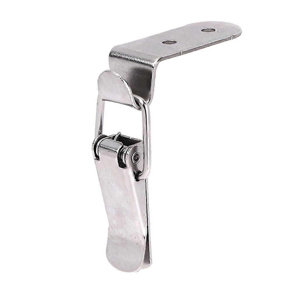 90 Degree Duckbill Hook Lock Stainless Steel Spring Loaded Pull Latch Clip A 1PC