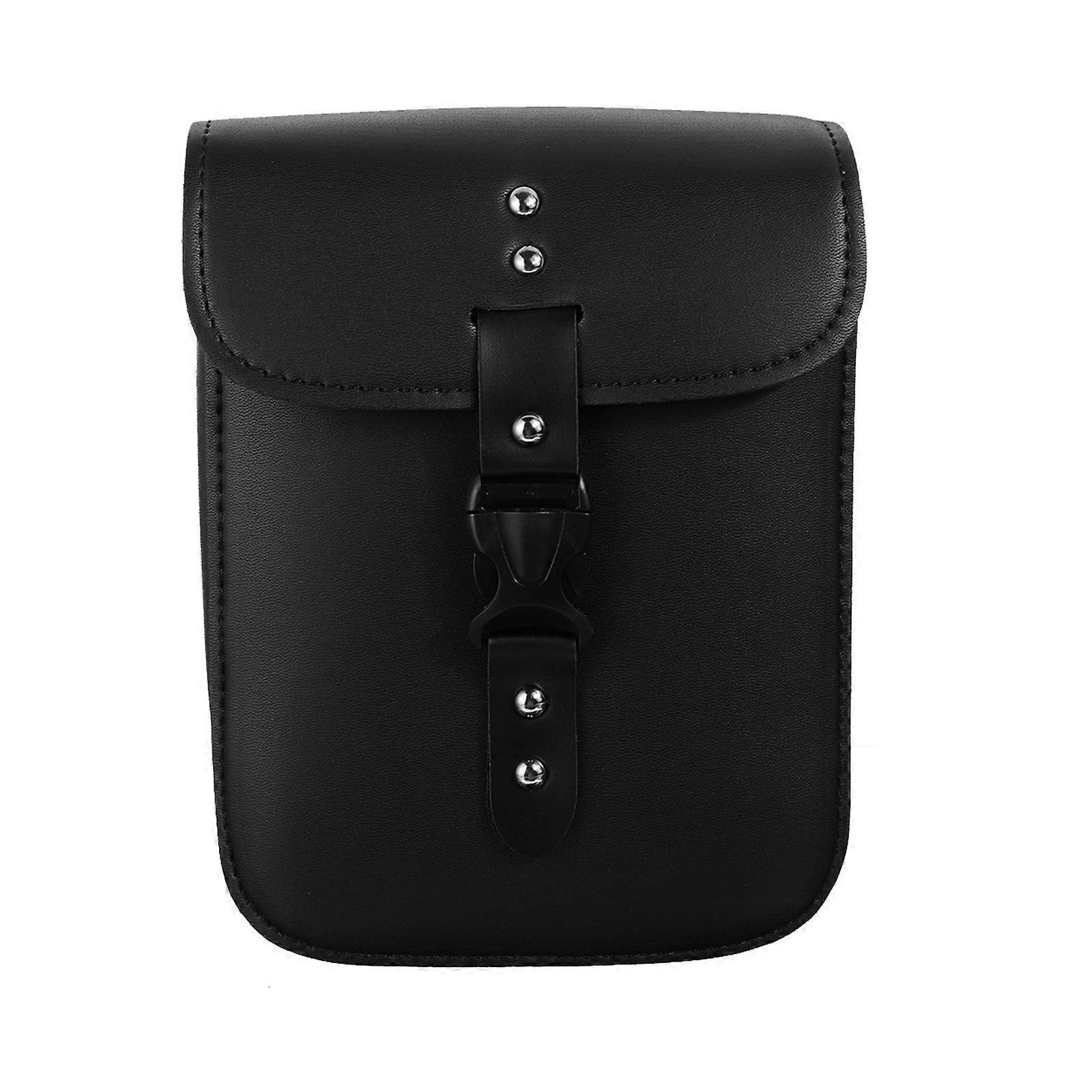 Motorbike Side Storage Bag for Tools 2Pcs Black Motorcycle Pack