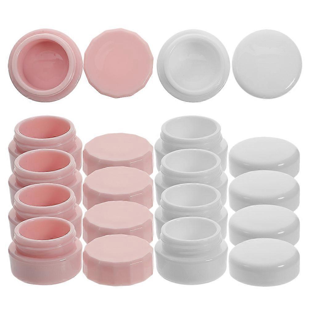 Plastic Makeup Containers Small Refillable Cosmetic Jars for Storage 50Pcs