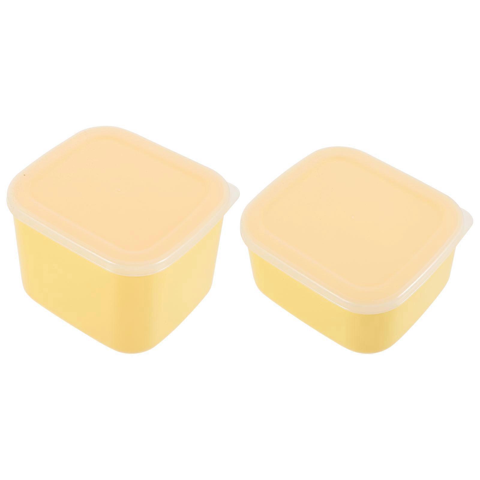 Kitchen Fruits Boxes for Food Storage 8Pcs Cheese Slice Boxes