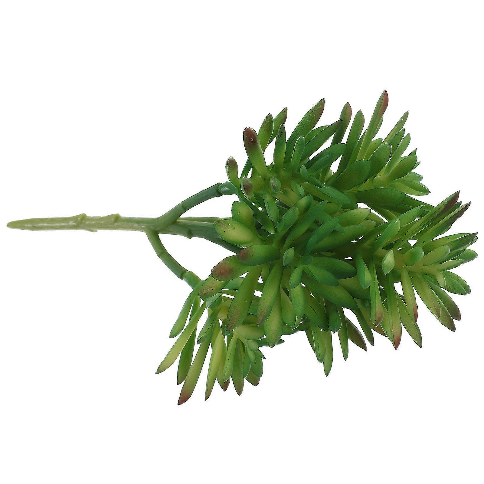 Artificial Succulent 4Pcs Fake Plant Plastic Decoration for Office