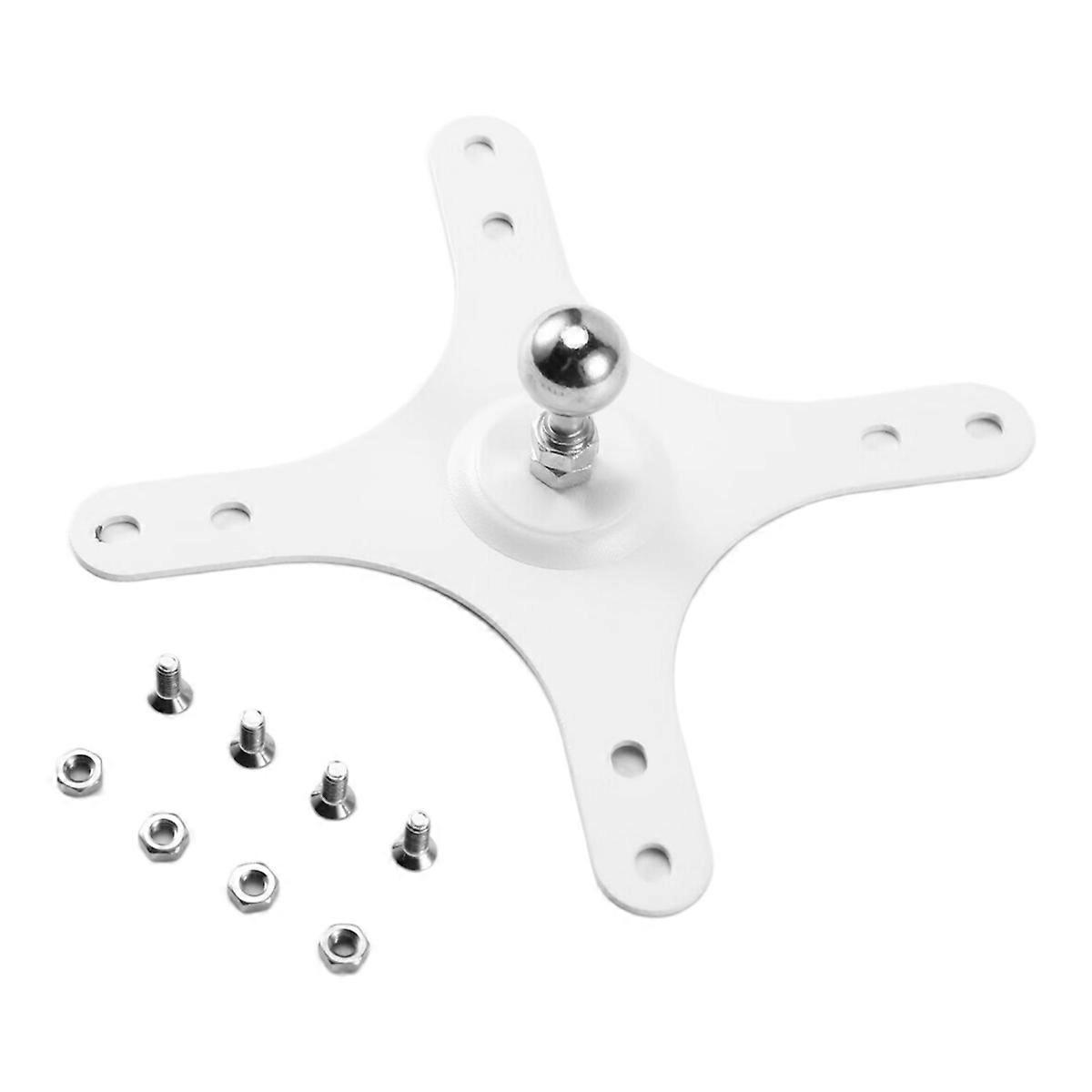 Monitor Mounting Bracket Plate Wall Mount Holder White