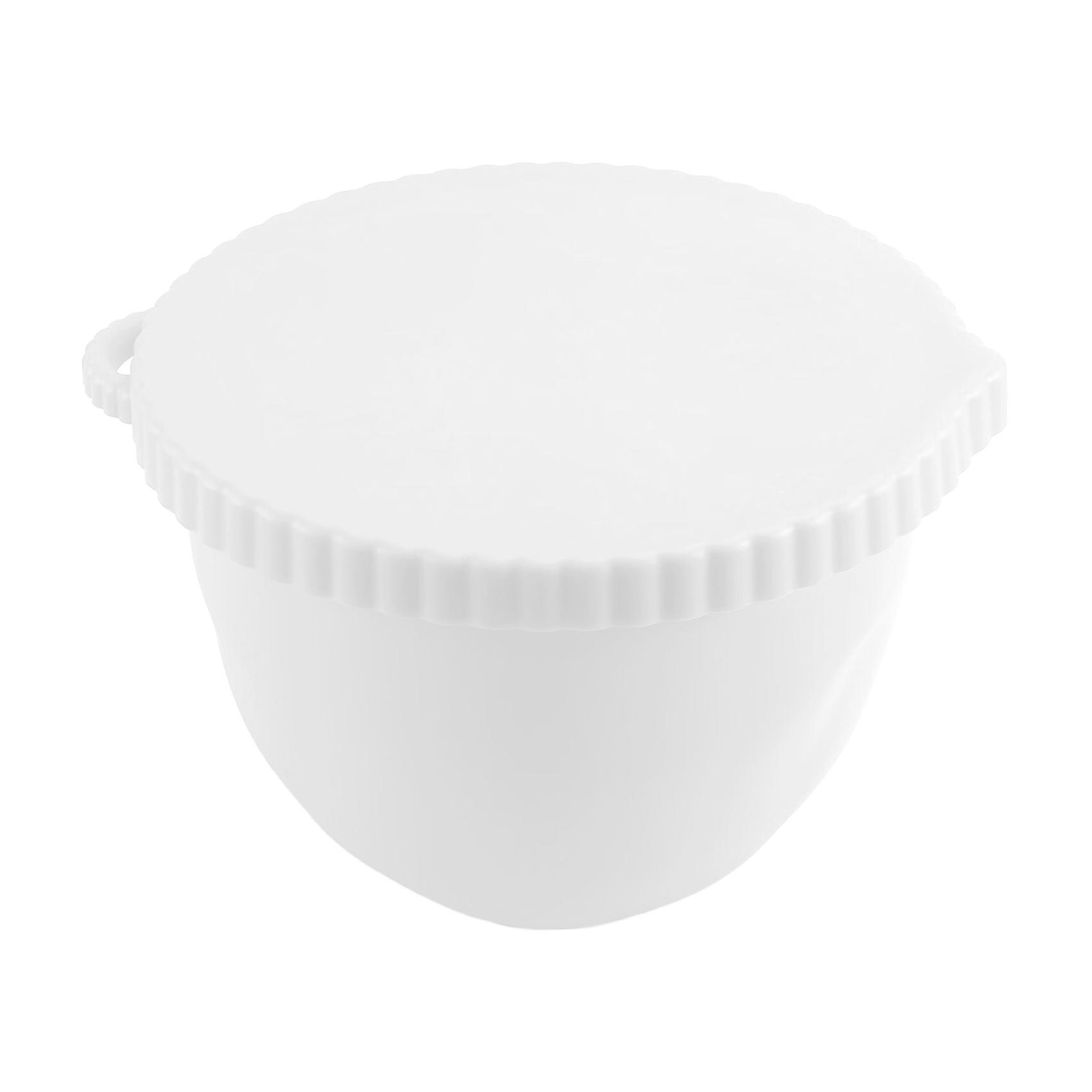 MixAid Silicone Liners with Lid for KitchenAid Tilt-Head 5 Qt Mixers - Mixer Attachments & Accessories White