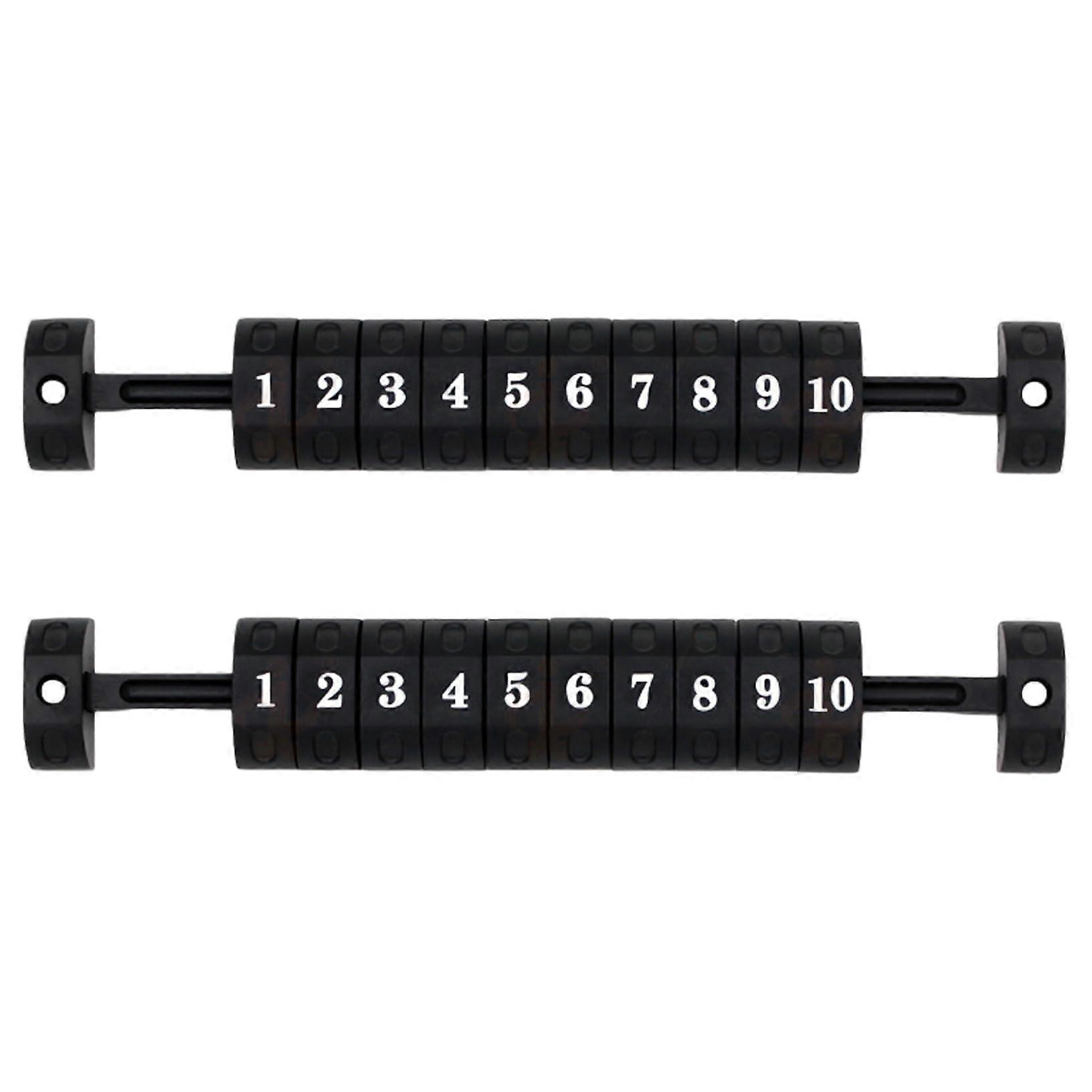 Foosball Table Counter, Plastic 10Number Scoring Counter, 2Pack, For Any Table Football Match