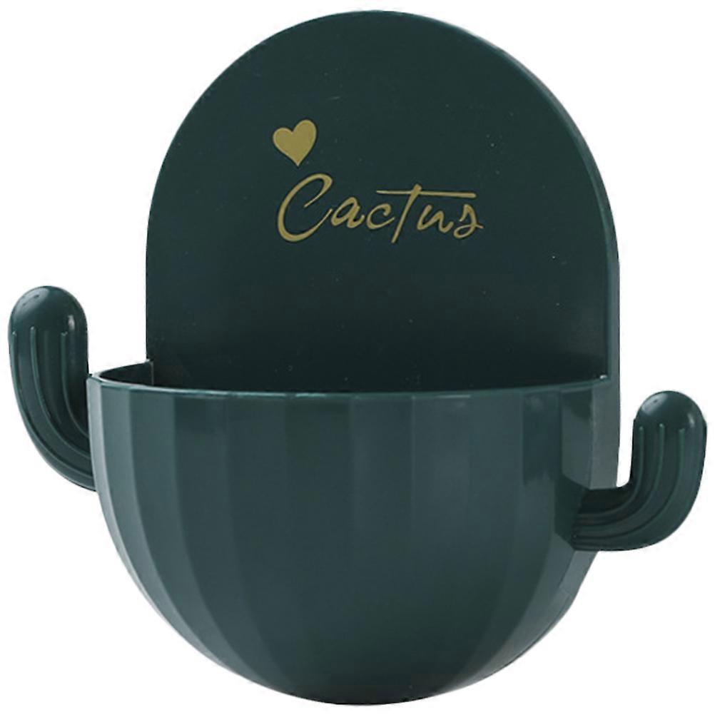 Wall Mounted Storage Rack for Bathroom Soap Holding 3Pcs Plastic Set