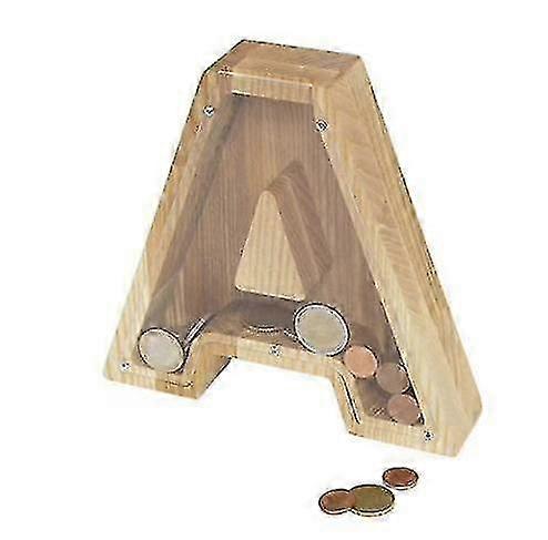 木製レター貯金箱