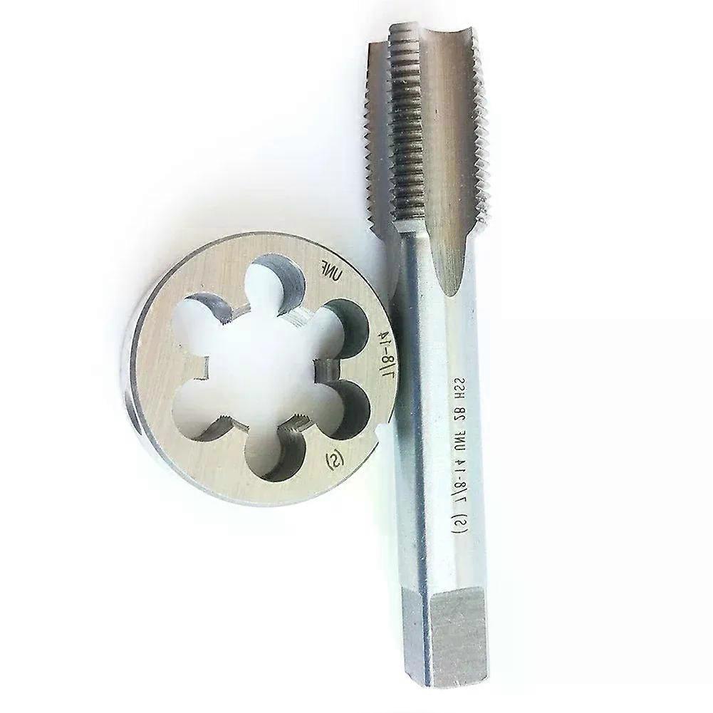 7/8-14 UNF TPI Tap & Die Set High Speed Steel M2 Tap And Die Thread Tool 7/8-14 UNF TPI Right Hand Thread Tap And Die Set