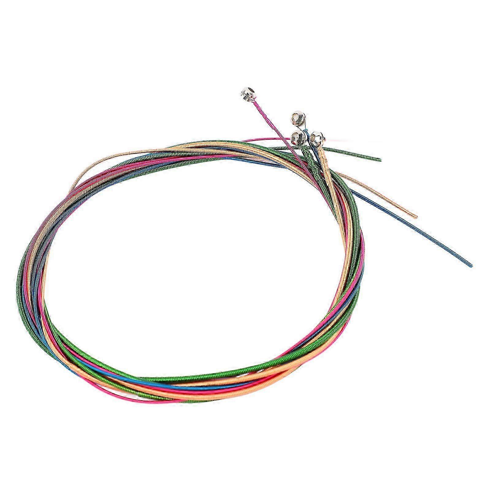 4Pcs Guitar String Kit Stainless Steel Wire Inner Core Electric Bass Colored String for Acoustic Guitar 120cm