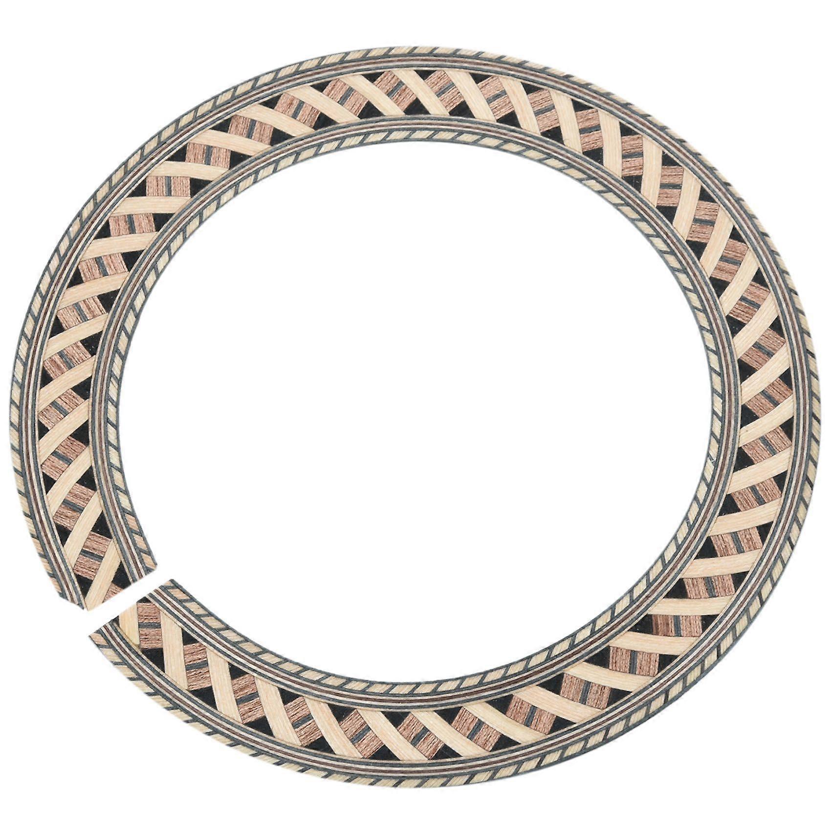 Classical Guitar Wood Inlay Soundhole Rosette Inner Dia 93Mm