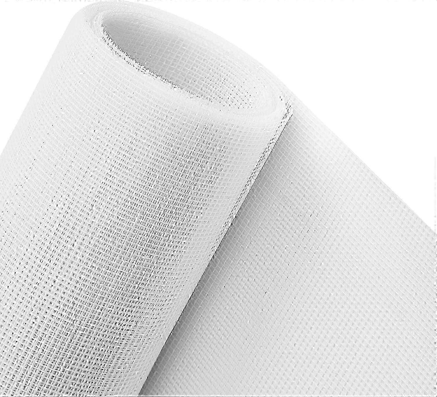 Fiberglass Mosquito Net for Windows Tear and Insect Resistant, Cuttable, White Edition 25-26