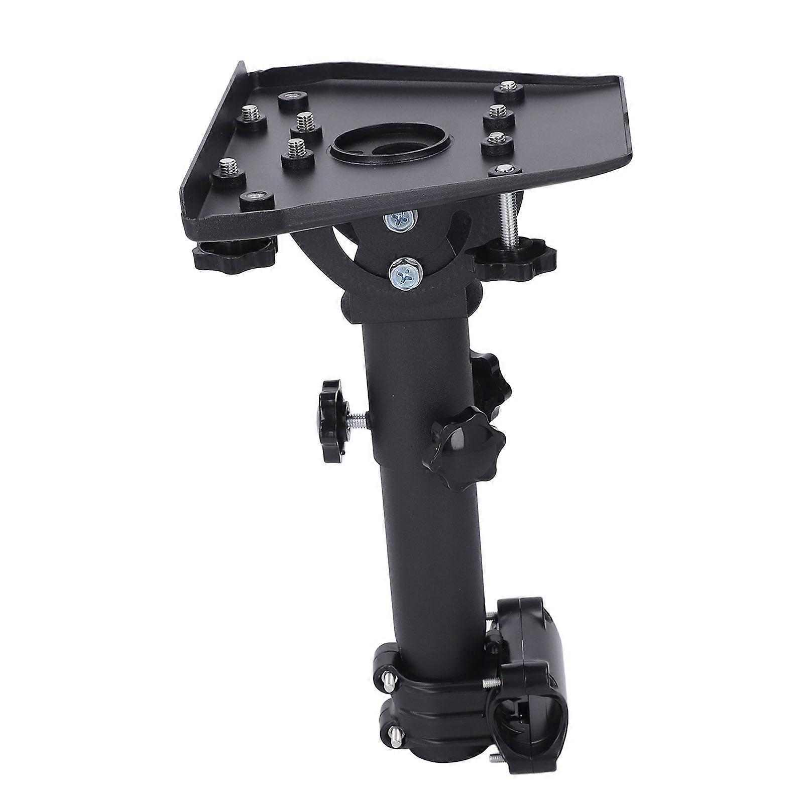 Pole Mounting Kit 360° Rotation 160° Tilt Adjustable Antenna Mount Plate and Pipe Adapter for Mini Satellite Device 