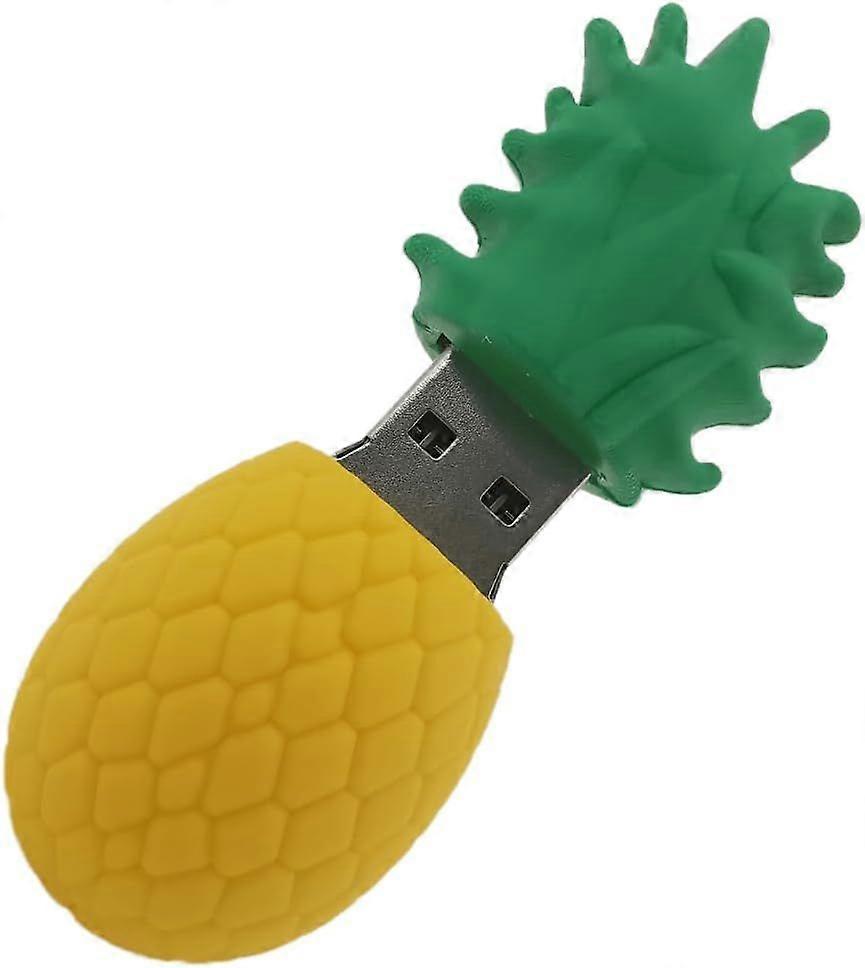 Cute cartoon pineapple USB flash drive, adorable USB flash drive, novelty memory