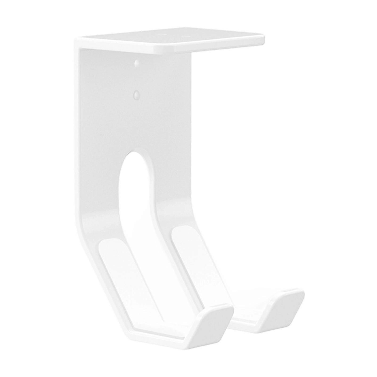 2pcs Adhesive Holder Gamepad Mount Holder Hanger Hanging Bracket Under Desk Storage Rack for Controller Gaming Accessory  White