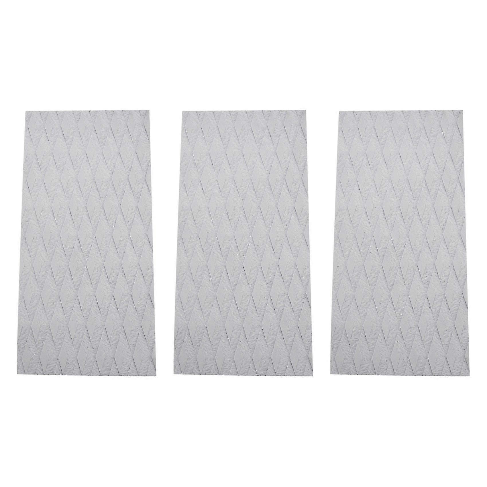 3xサーフボードデッキトラクションボードエヴァアンチスキッドパッド接着アンチスキッドデッキパッドボートデッキ、カヤキ用