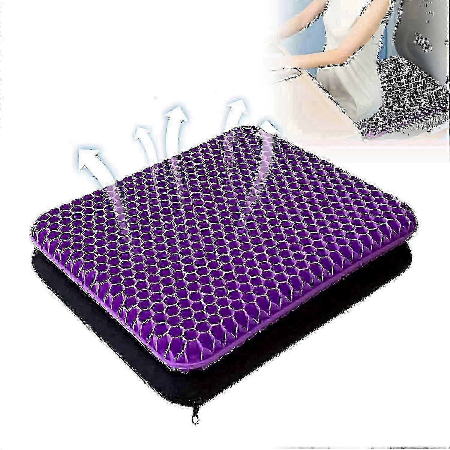 Gel cushion for tailbone pain and orthopedic support