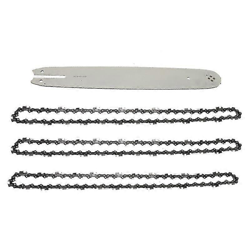 16 Inch Chain Saw Guide Bar With 3pcs Chains For 009 012 021 E180 Ms180 Ms190 Ms250