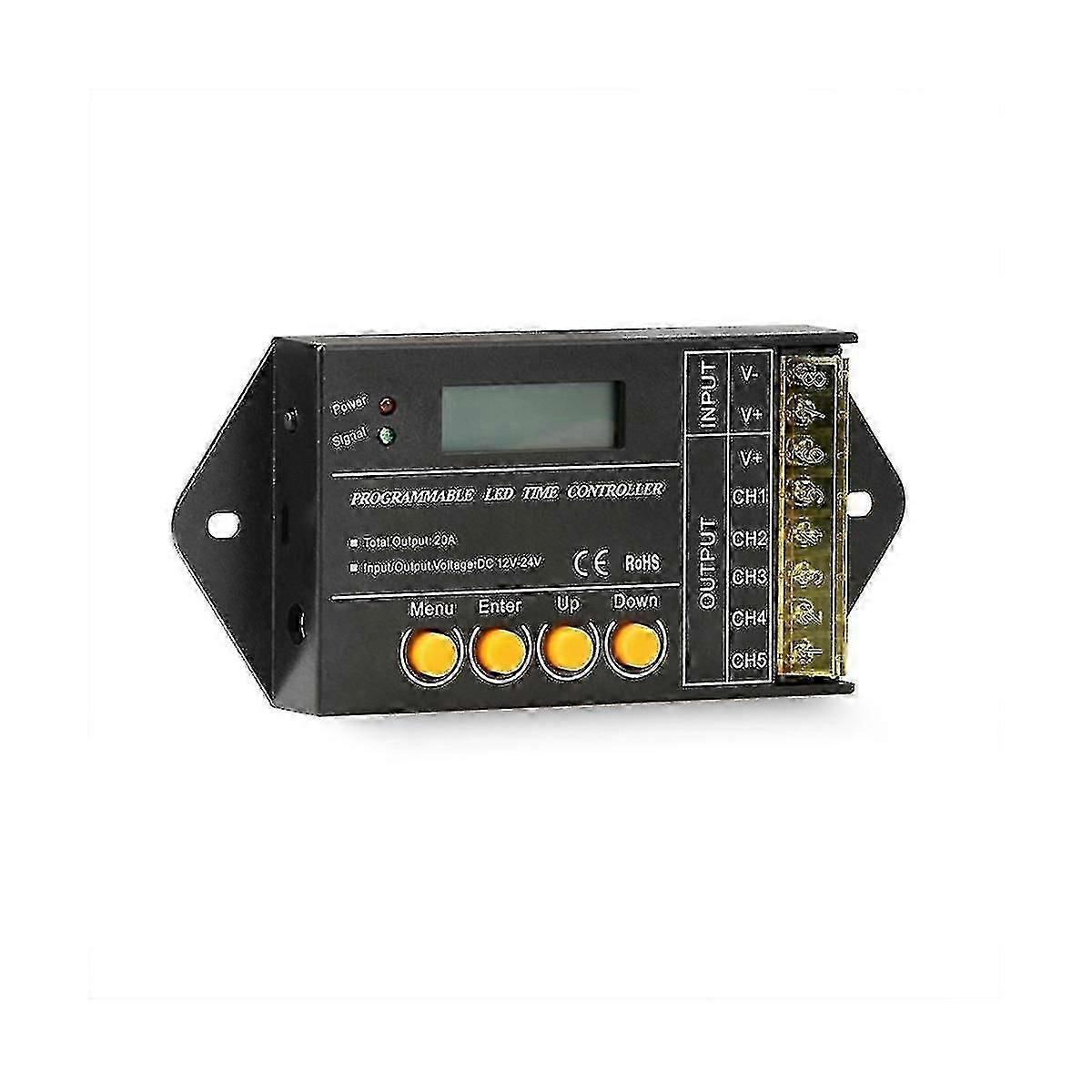 New Tc420- Mini Timer Program Controller For 5ch Light, 20a Total Output Max.