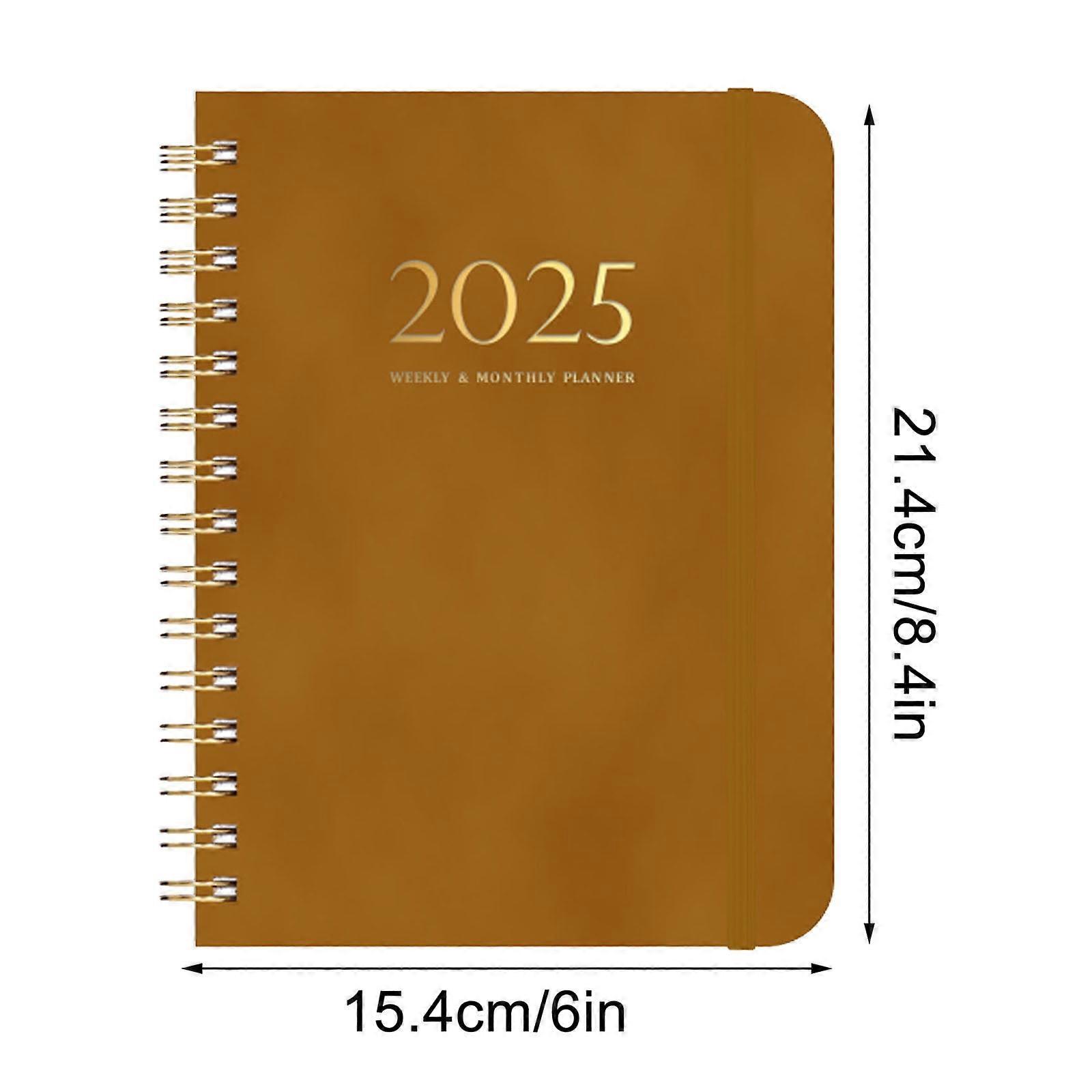 Coil Planner 2025 Weekly Planner Diary A5 Taped Notebook Book