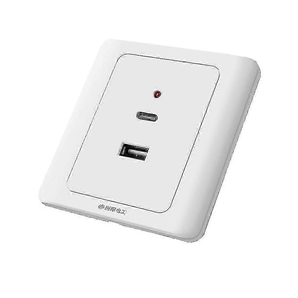 USB-uttak Type C USB-veggladeruttak Ladeuttak med USB-porter
