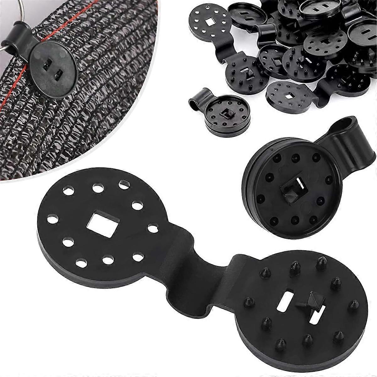 Tarp Clips Lock Grip, Shade Cloth Plastic Clips for ,NoNeed to Worry About Falling Off Due to Strong Wind B