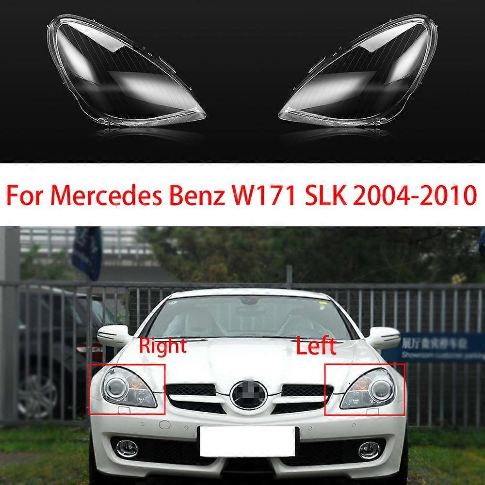 For Benz SLK SLK280 SLK300 SLK350 2004-2010 Car Headlights Cover Transparent Lamp Shade Headlamp Shell Replace Lampshade