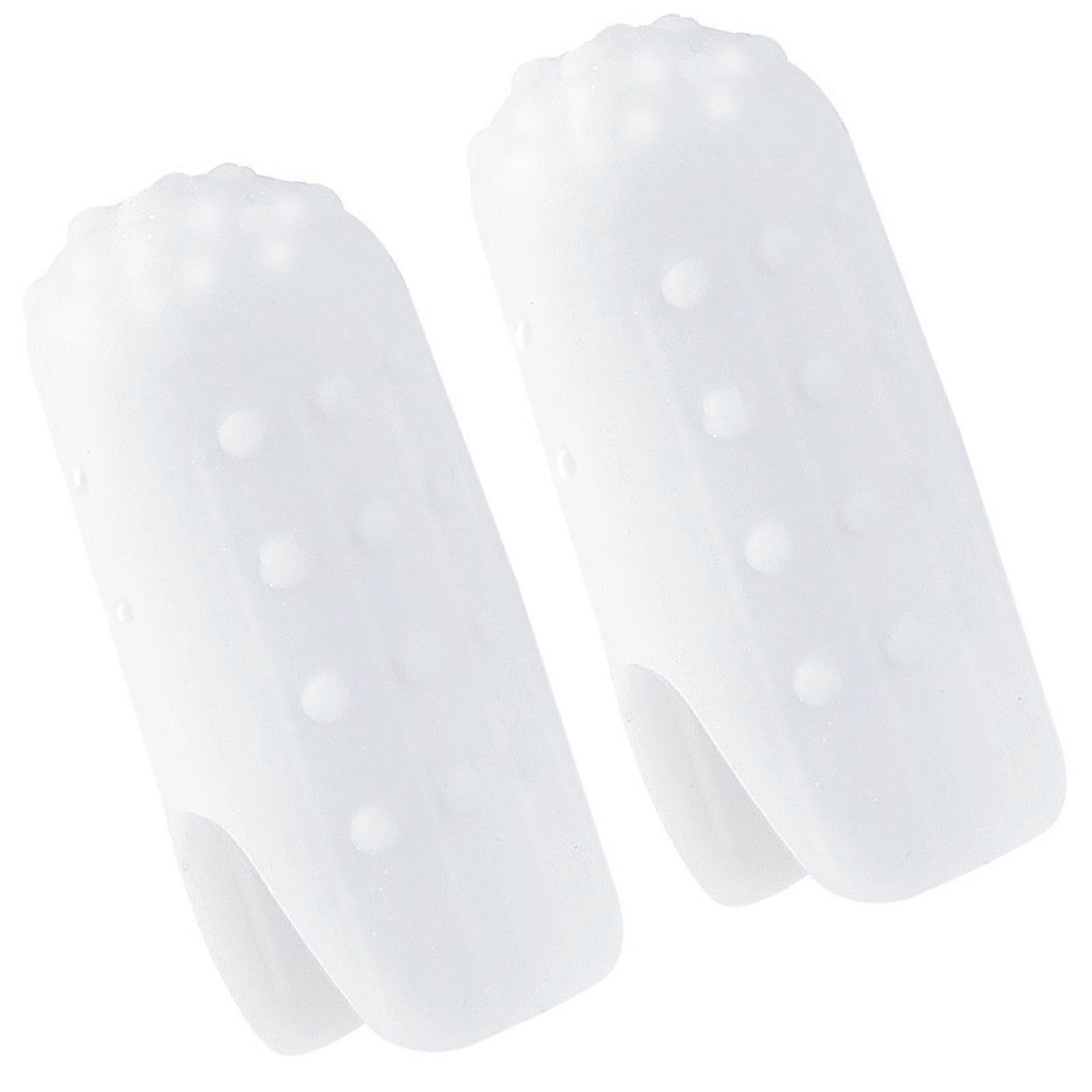 Elastic Ventilation Hole Design Finger Toe Sleeves Prevent Blisters During Workouts Or Standing  Transparent Universal code