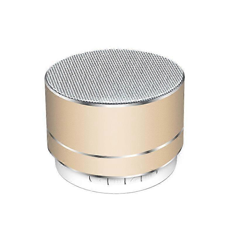 Compact 3W Mini Bluetooth Speaker with Subwoofer Aluminum Alloy Build in Multiple Colors