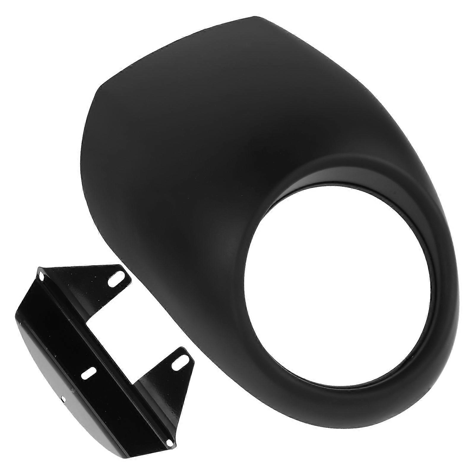 Motorcycle Front Fairing Cover for Wind Resistance Durable ABS Black