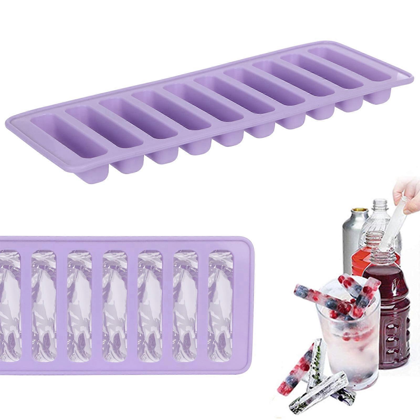 Apmemiss Ice Cube Tray Clearance Silicone Narrow Ice Stick Trays with Easy Push And Out Material Narrow Molds Mini Ice Cube Trays