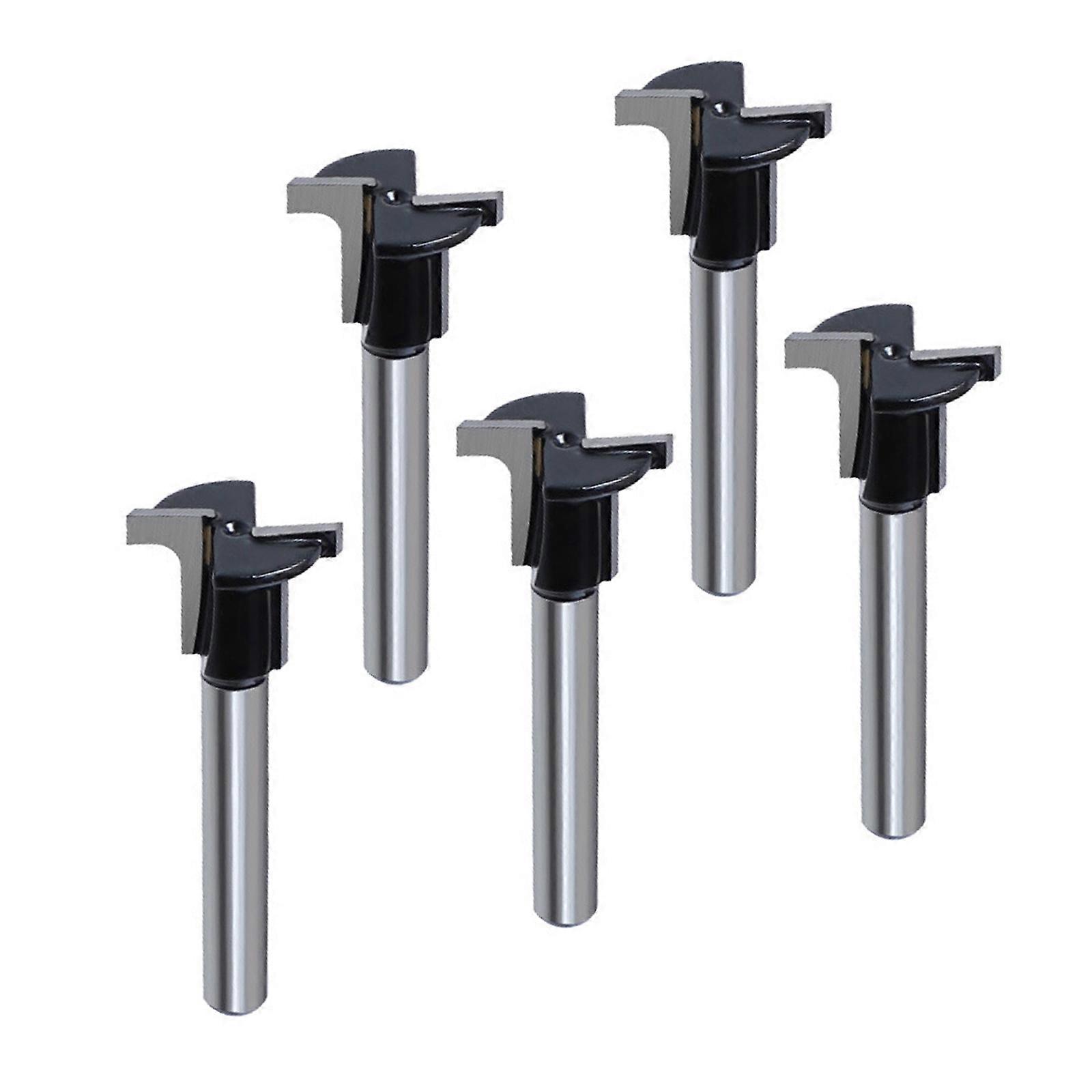 1/4" Shank Bilateral Ffat Angle Arcs Router Bit Milling Cutter Wood Carving Door Frame Router Bit Multicolor